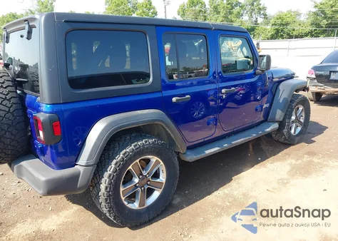 2019 Jeep Wrangler Unlimited Sport S 4X4 from USA, damaged, VIN 1C4HJXDN4KW636418